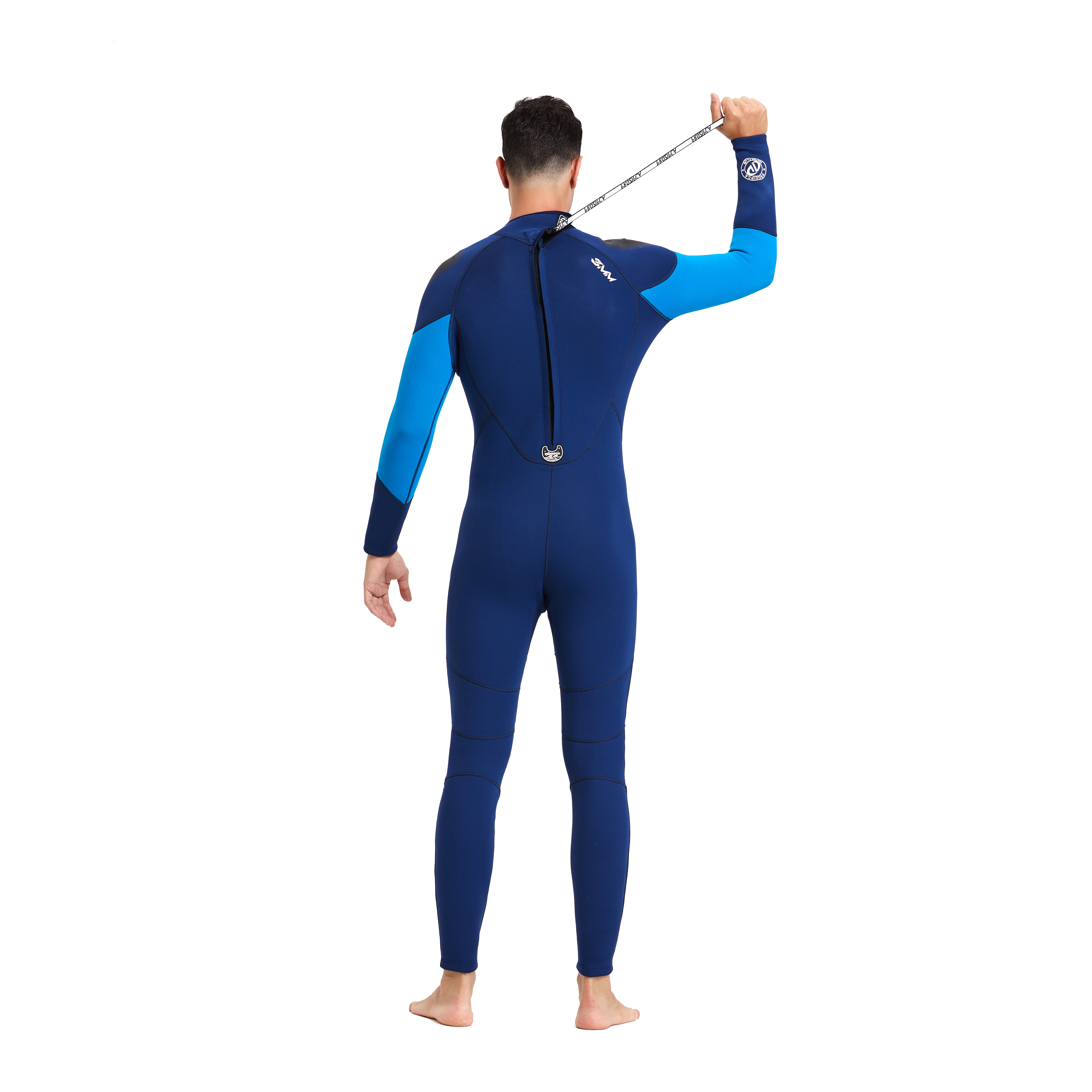 Customized Water Sports Surfing Suit Ultra Strech Tight Long Sleeve Back Zip Waterproof Yamamoto Neoprene 3Mm Men Diving Wetsuit
