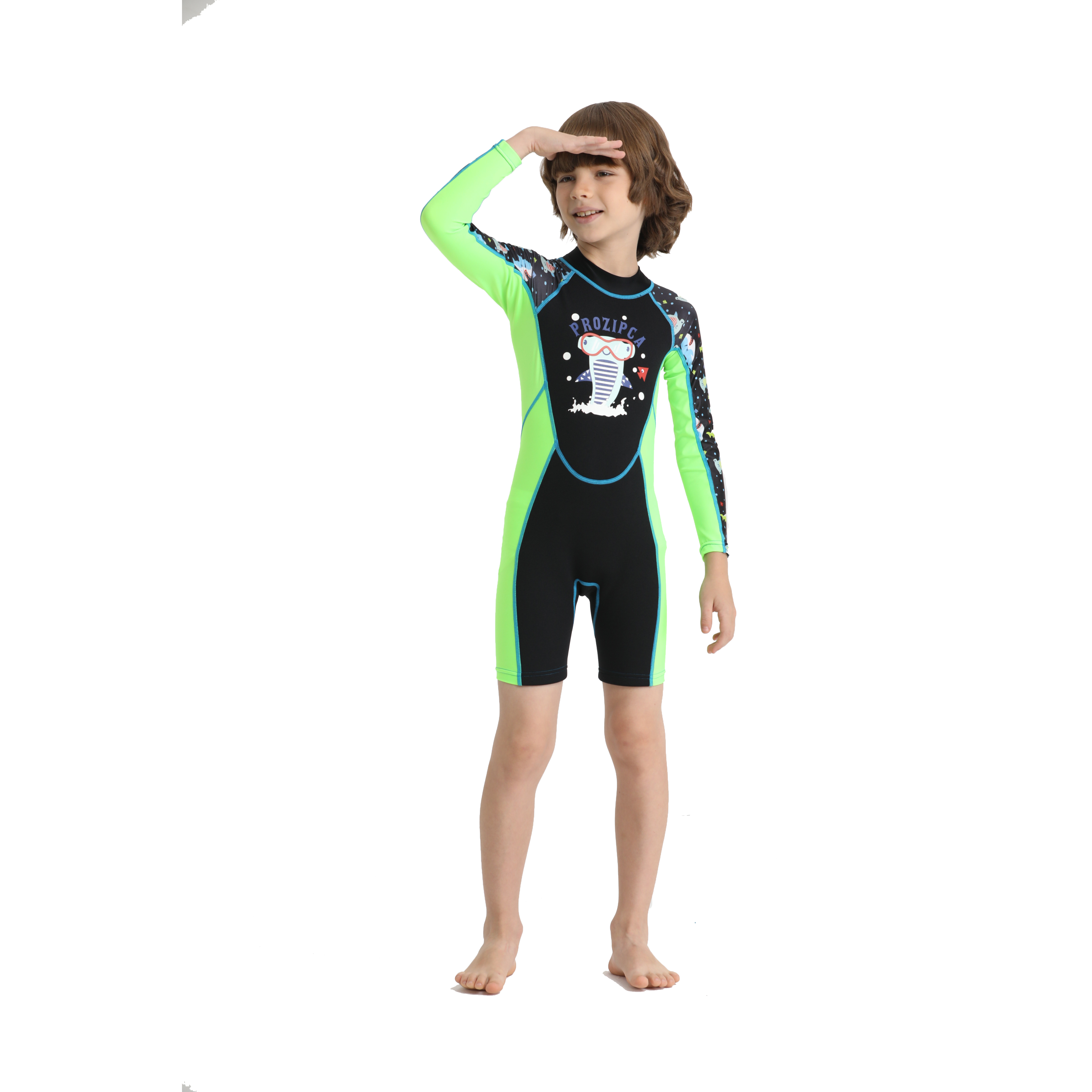 Customized Water Sports Beach Swimsuits Children Wetsuits Shorty Boys Neoprene Kids Surfing Snorkeling Wet Suit