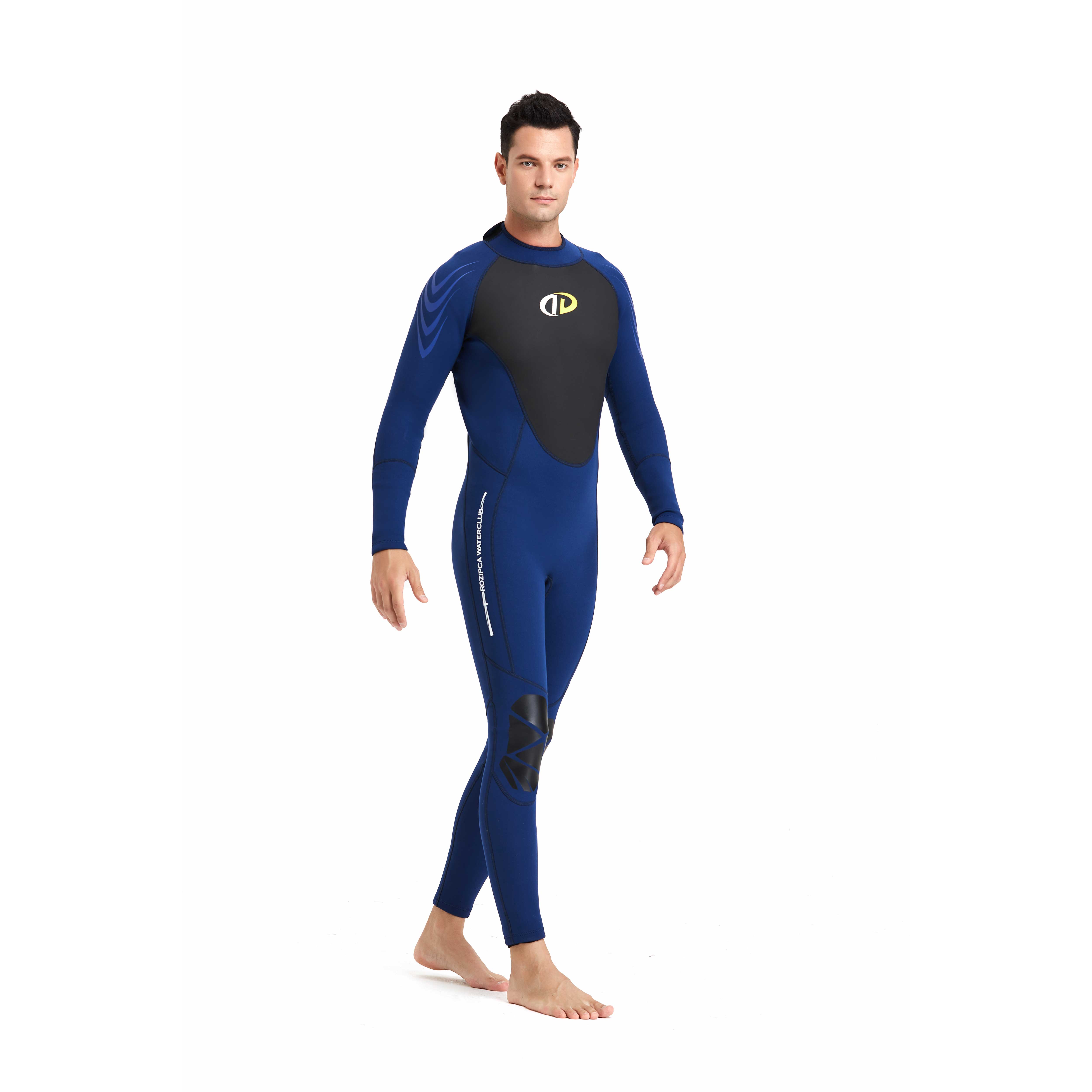Customized Ultra Strech Tight Long Sleeve Water Sports Full Body Back Zip 3Mm Neoprene Men Surfing Diving Wetsuit