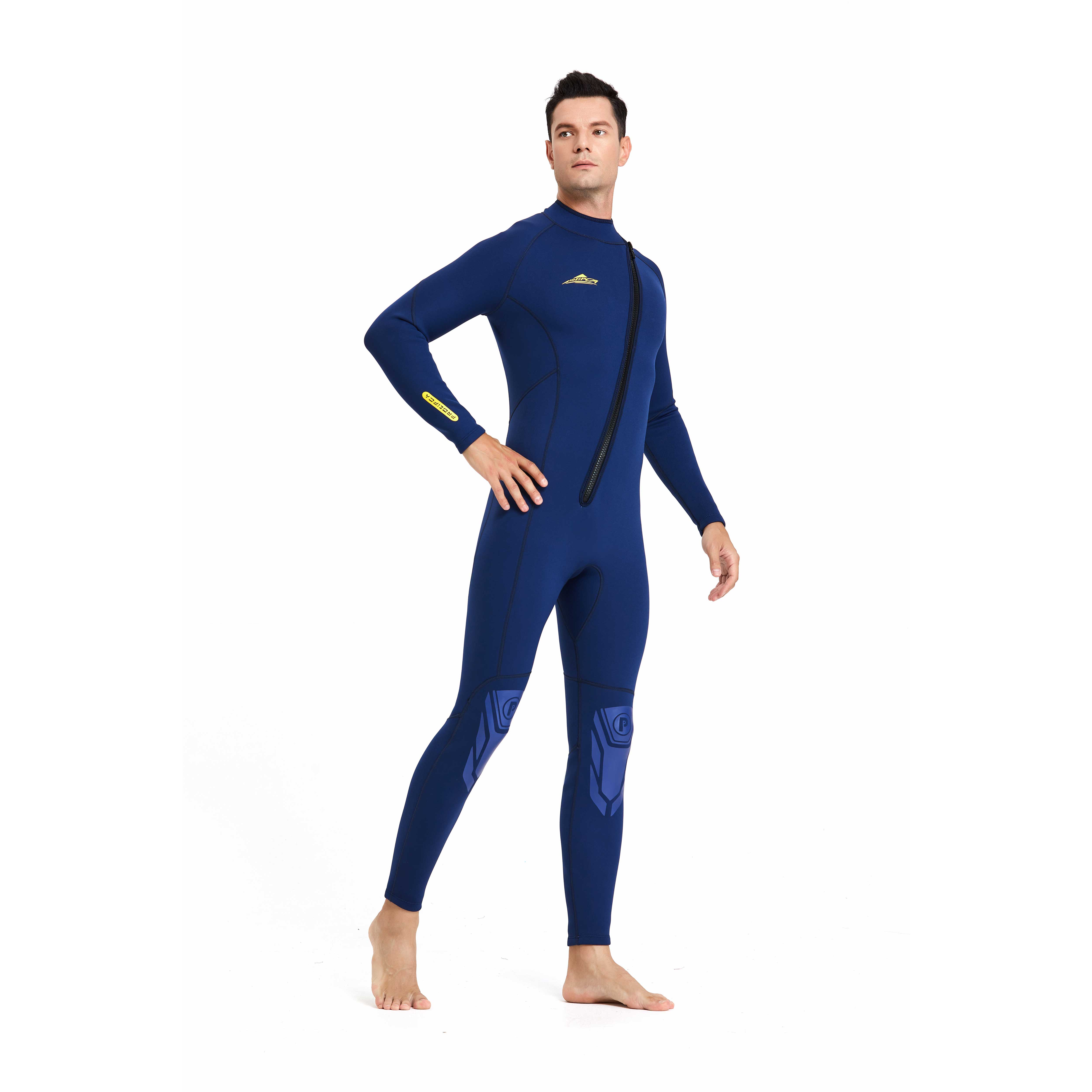 Customized Full Body Tight Surf Snorkeling Suit Chest Zipper Long Sleeve Breathable Yamamoto Neoprene 3Mm Men Diving Wetsuit
