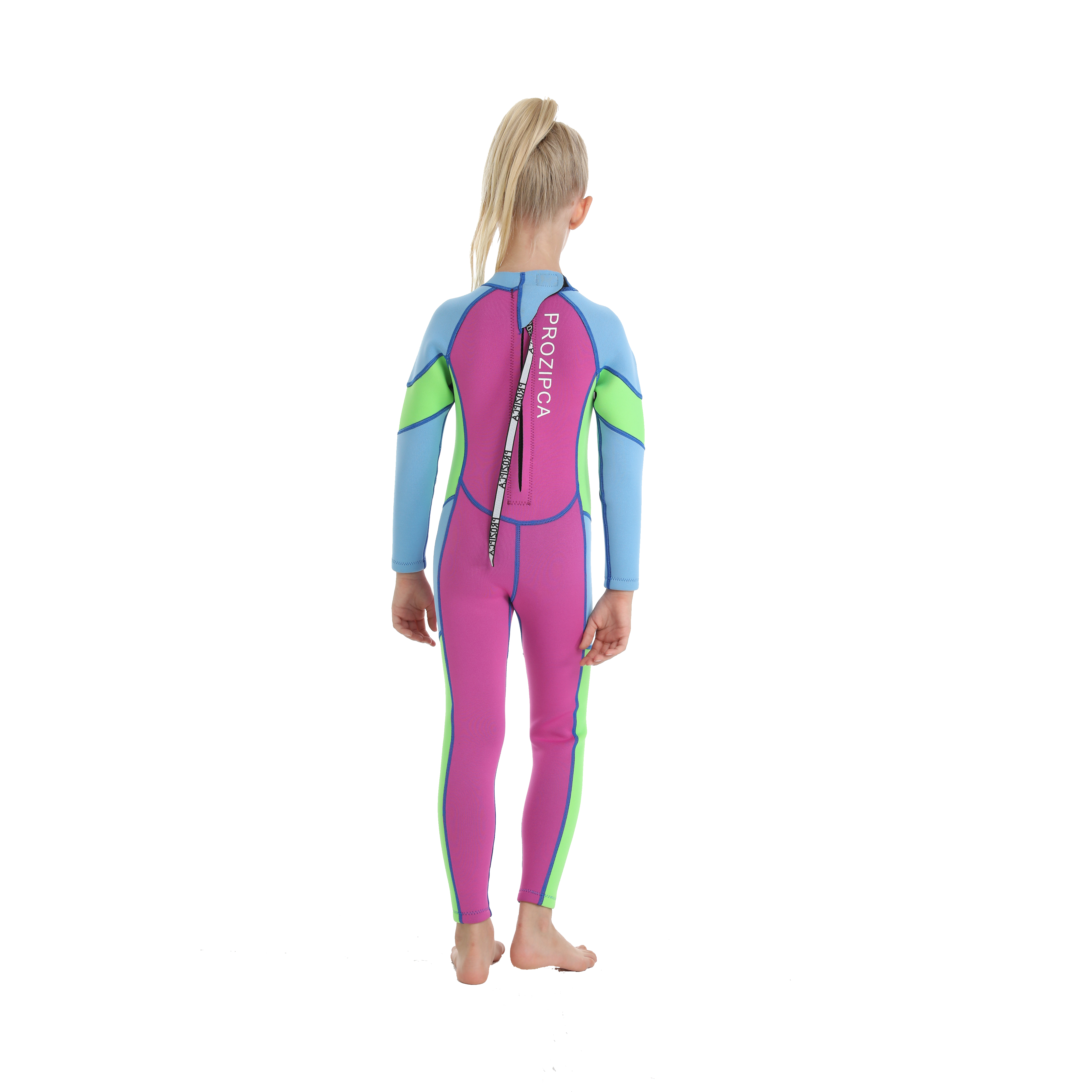 New Design Thermal Long Sleeve Girls Swimming Children Suits Diving Surfing 2.5Mm Yamamoto Neoprene Kids Wetsuit