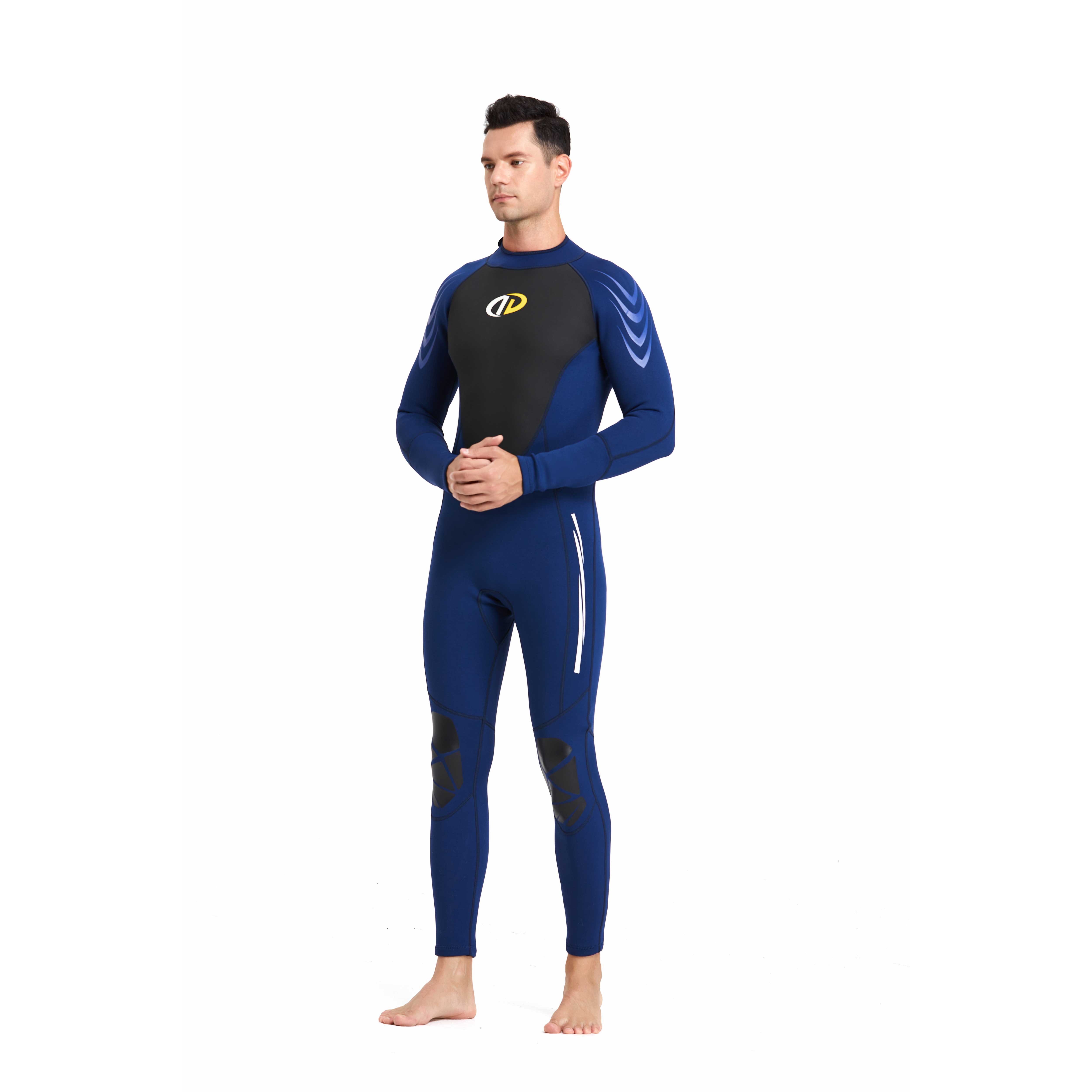 Customized Ultra Strech Tight Long Sleeve Water Sports Full Body Back Zip 3Mm Neoprene Men Surfing Diving Wetsuit