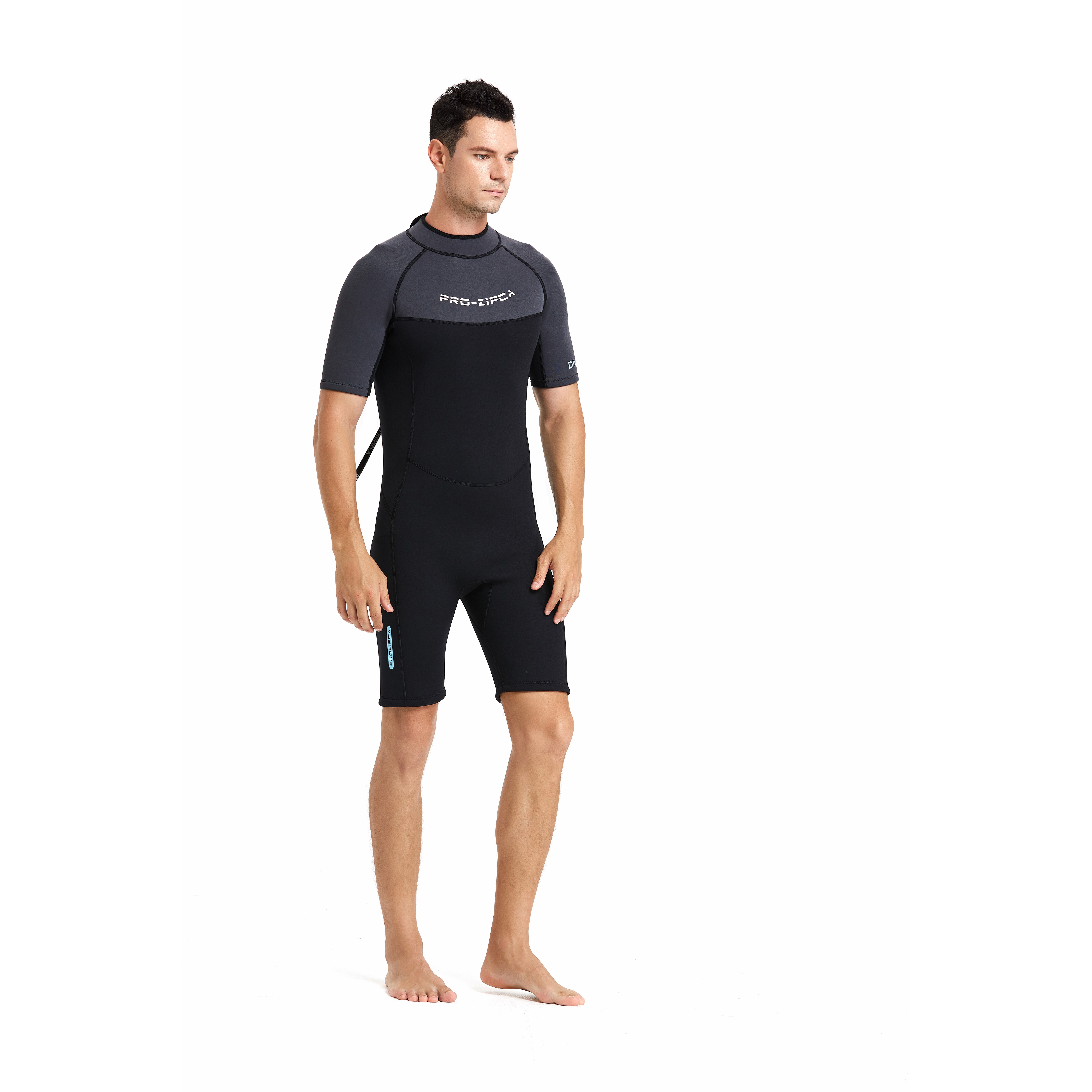 Customized One Piece Long Sleeve Swinsuits Freediving Wetsuits Shorty 3Mm Neoprene Men Wet Snorkeling Surf Suit