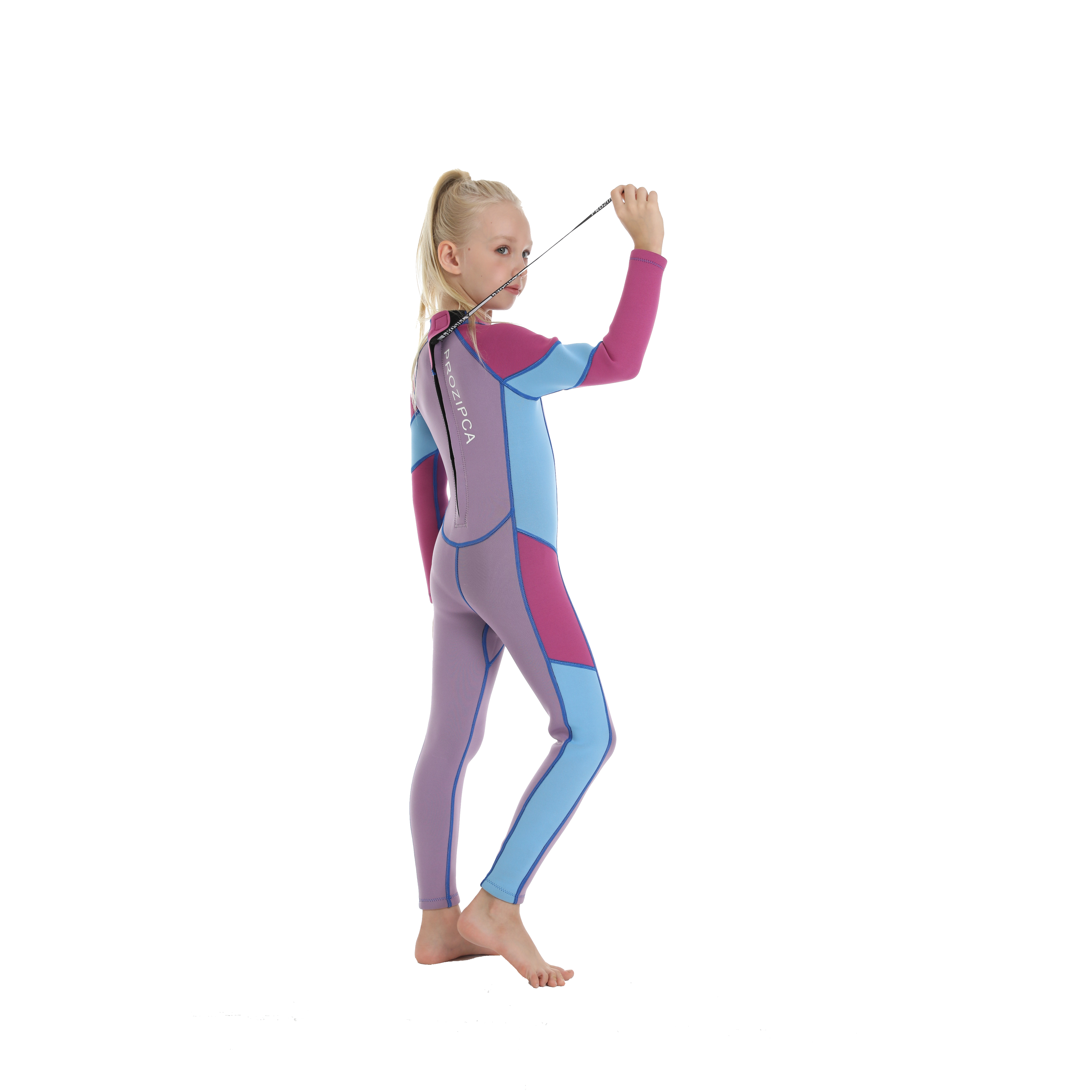 Ultra Strech Long Sleeve Waterproof Tight Children Yamamoto 2.5Mm Neoprene Girls Kids Diving Wetsuit 
