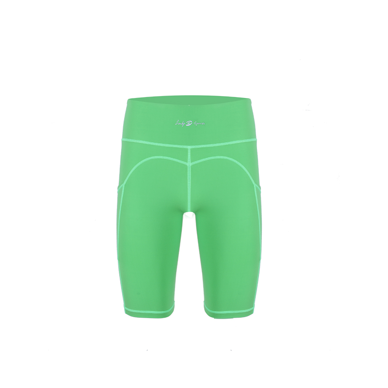 Women Custom Work Out Pants Sports Print High Waist Tummy Control Yoga Shorts