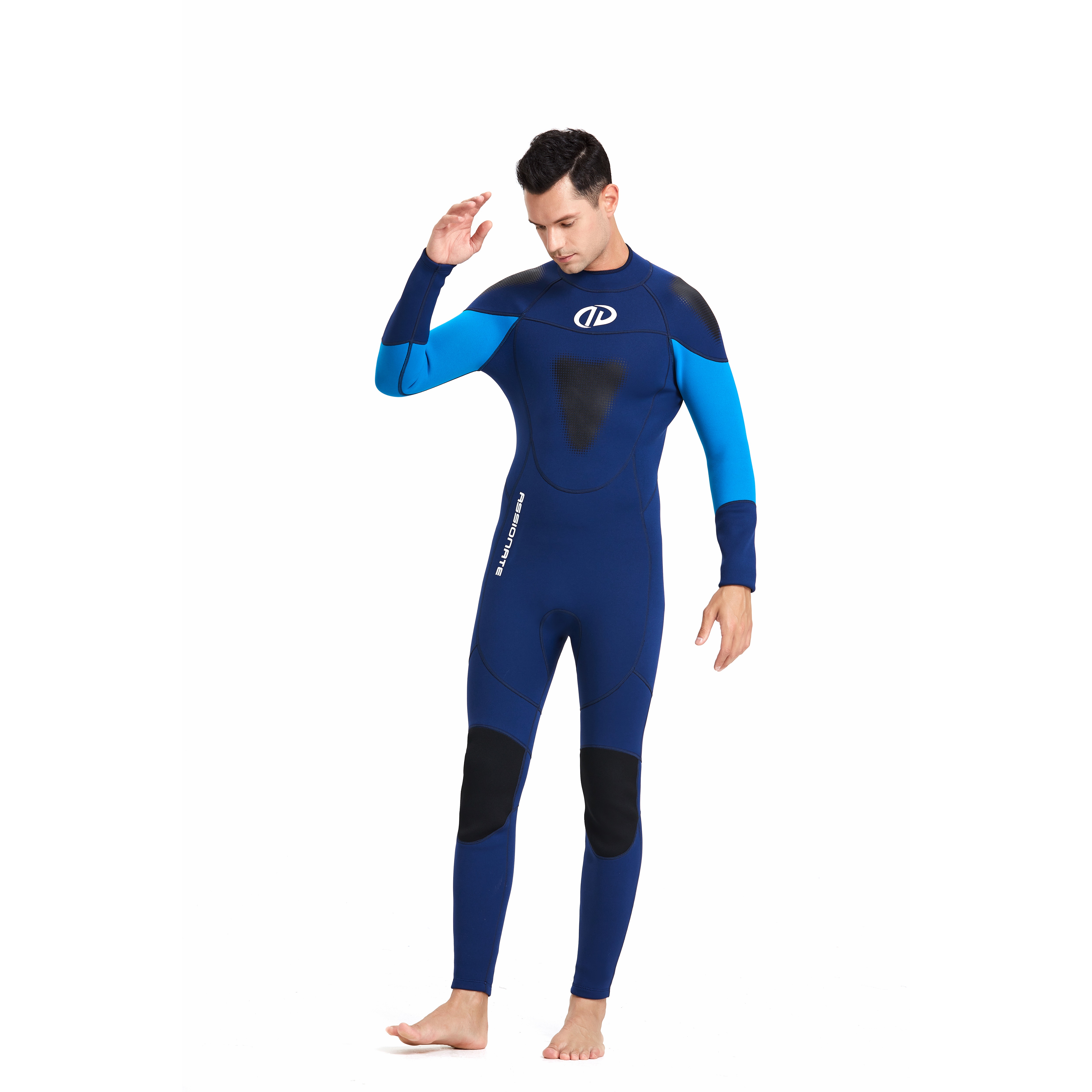 Customized Water Sports Surfing Suit Ultra Strech Tight Long Sleeve Back Zip Waterproof Yamamoto Neoprene 3Mm Men Diving Wetsuit