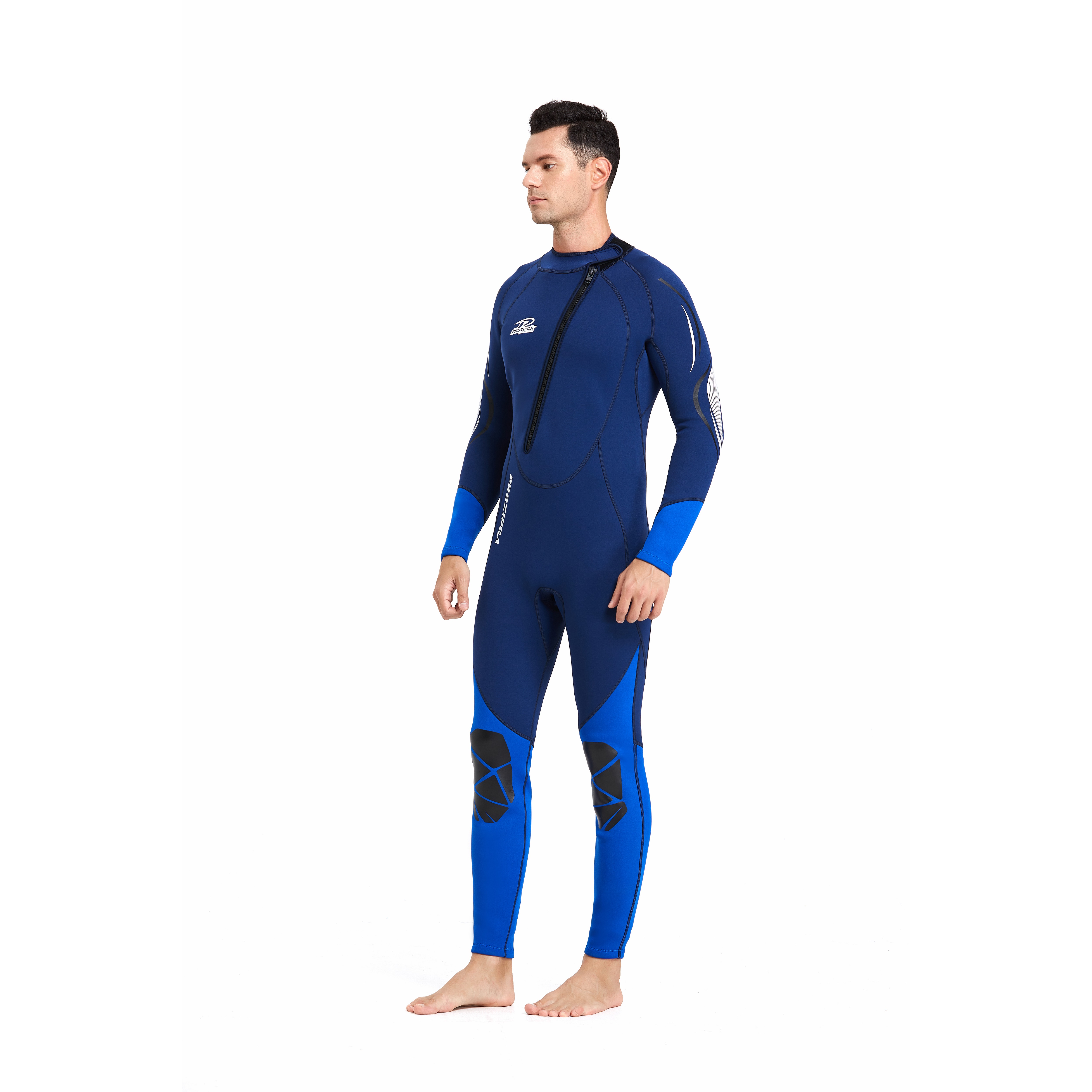 Customized Full Body Long Sleeve Surfing Snorkeling Wear Front Zipper 3Mm Neoprene Men Diving Wetsuit