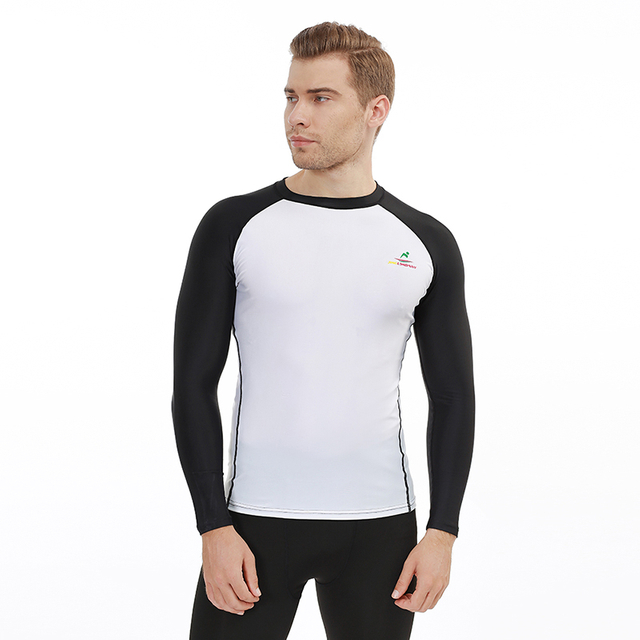 Compressed T-shirt Personalized Bjj Upf 50 Long Sleeve Men Print Swimming Rash Guard